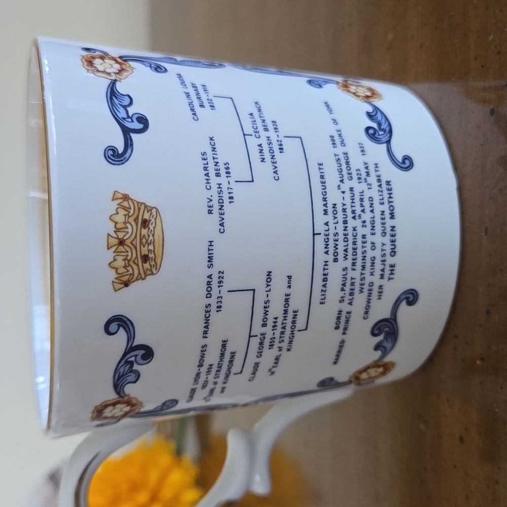 Aynsley Bone China Mug Queen Mother's 80th Birthday 1980 - Picture 2 of 8